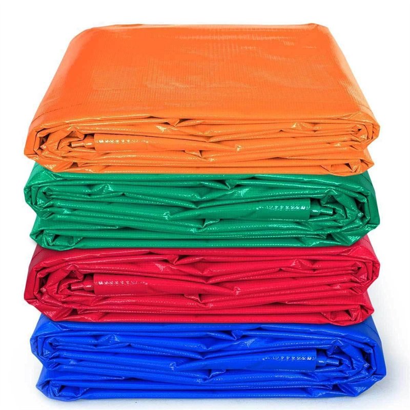 Heavy Duty 610gsm Green Waterproof PVC Tarpaulin Roll Vinyl Tarps for Truck Tent Covering