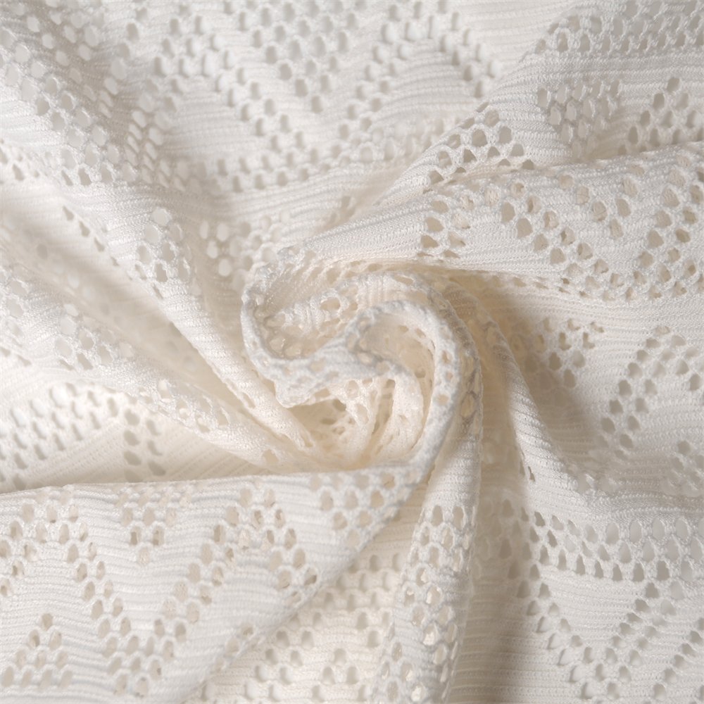 OEM Wholesale Price White Embroidery French Laces Fabric For Woman Wedding Evening Dress