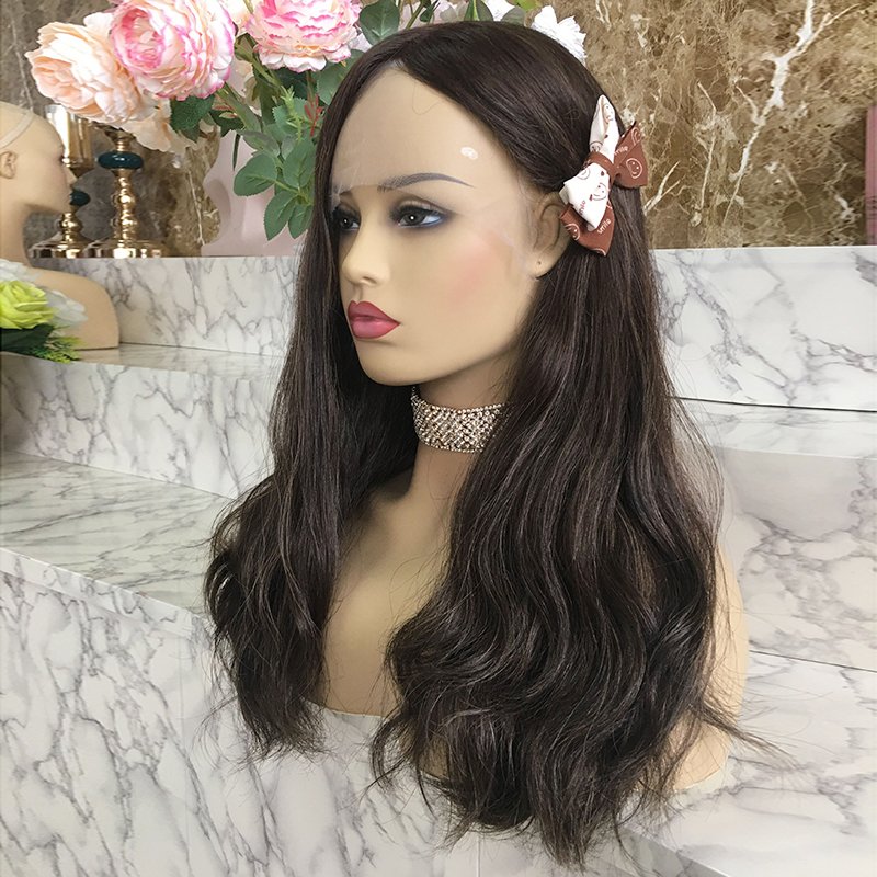 Hot Sale On Wigs Raw Russian Human Hair Super Long Length Brown With Blonde Balayage For Woman Gluess Undetectable Hd Lace Wig