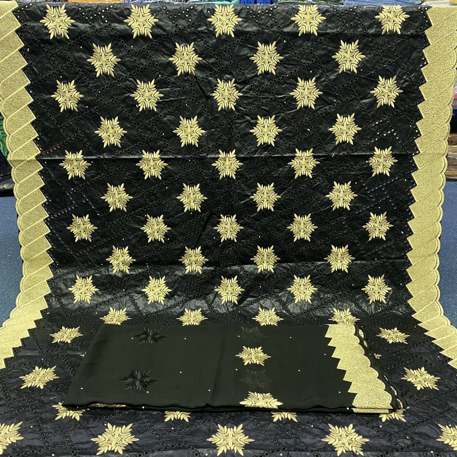 2023 New bazin brode bazin rich embroidery bazin african fabric