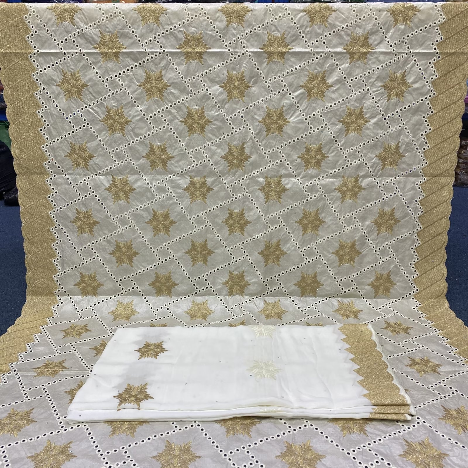 2023 New bazin brode bazin rich embroidery bazin african fabric