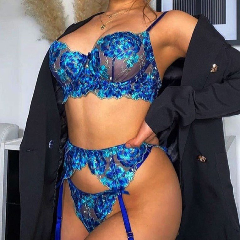 Lingerie Women's Underwear Set Sexy Lace Erotic Lingerie Set Female Underwear Set Lace Bra Panties Underwear Women