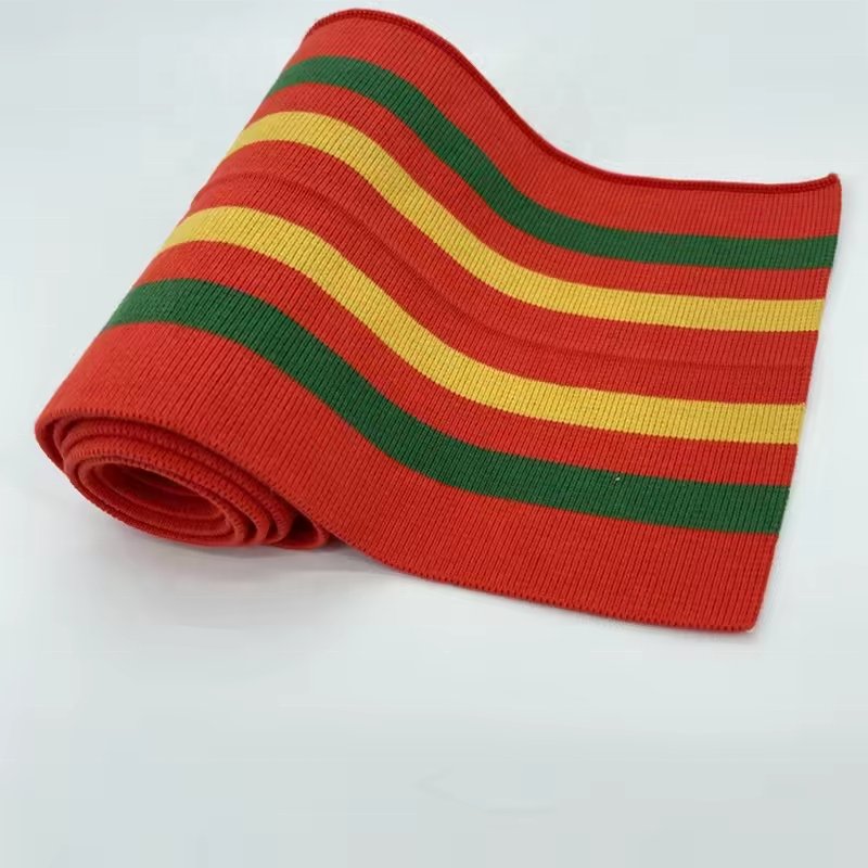custom skin-friendly thick knit ribbed hem and ribbed cuff
