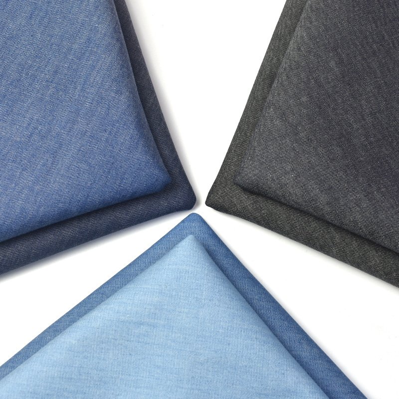 Hot Selling Stretch 95%, cotton 5% spandex strech Plain Weave Yarn Dyed heavy indigo knitted denim jeans fabric for jeans/