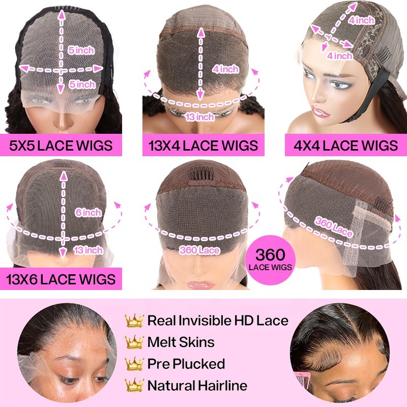 Raw Indian Hair Hd Lace Frontal Wig,Vietnamese Virgin Cuticle Aligned 13x4 13x6 Full Lace Front Wigs Human Hair Body Wave Wig