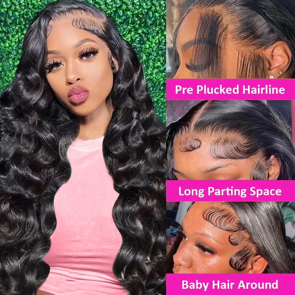 Raw Indian Hair Hd Lace Frontal Wig,Vietnamese Virgin Cuticle Aligned 13x4 13x6 Full Lace Front Wigs Human Hair Body Wave Wig