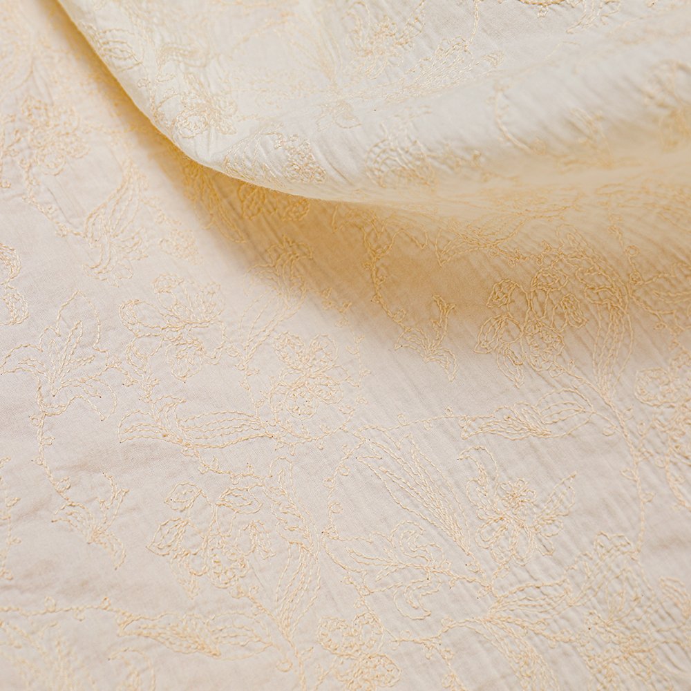 Hot sale French Embroidery lace fabric double side cotton lace fabric cotton lace fabric embroidery