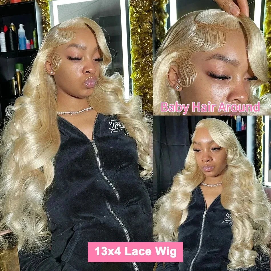 Blonde 613 Hd Lace Frontal Wig Human Hair Raw 13x4 13x6 Honey Blonde Lace Front Wigs 613 Hd Transparent Full Lace Wig Human Hair
