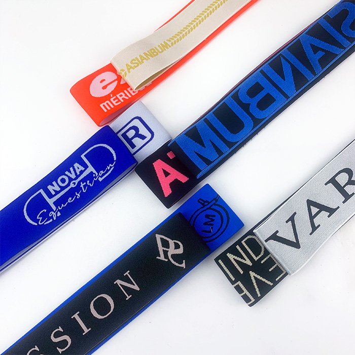 Accept Customized print designer Stretchy Elastic Ribbon for Hair Lace Melt Band Wig elastic tape GYM headband