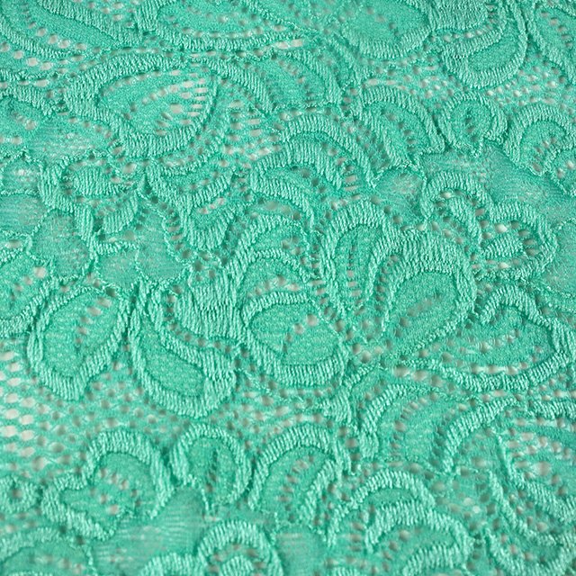 High Quality Embroidery Lace Fabric Nylon Spandex Stretch Chantilly Lace Fabric For Dress