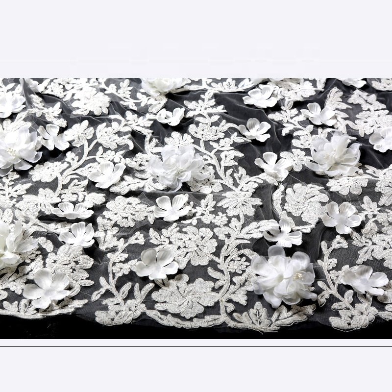 Shenglan Fashion Bridal Veil 4 Meter Long Lace Edge Wedding Veil Flower Embroidered Wedding Dress Bridal Gown