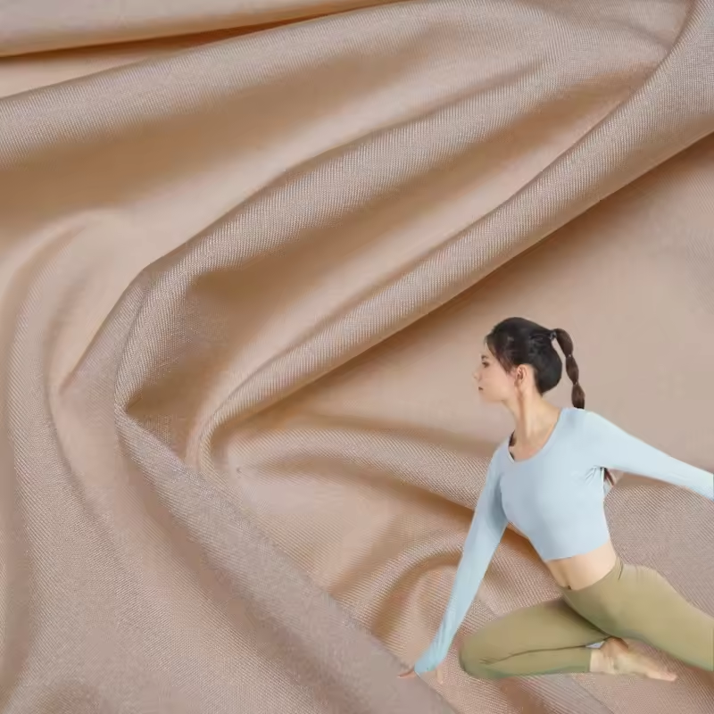 2024 Fashion style Shiny Holographic Reflective Polyester Spandex Fabric for Swimwear