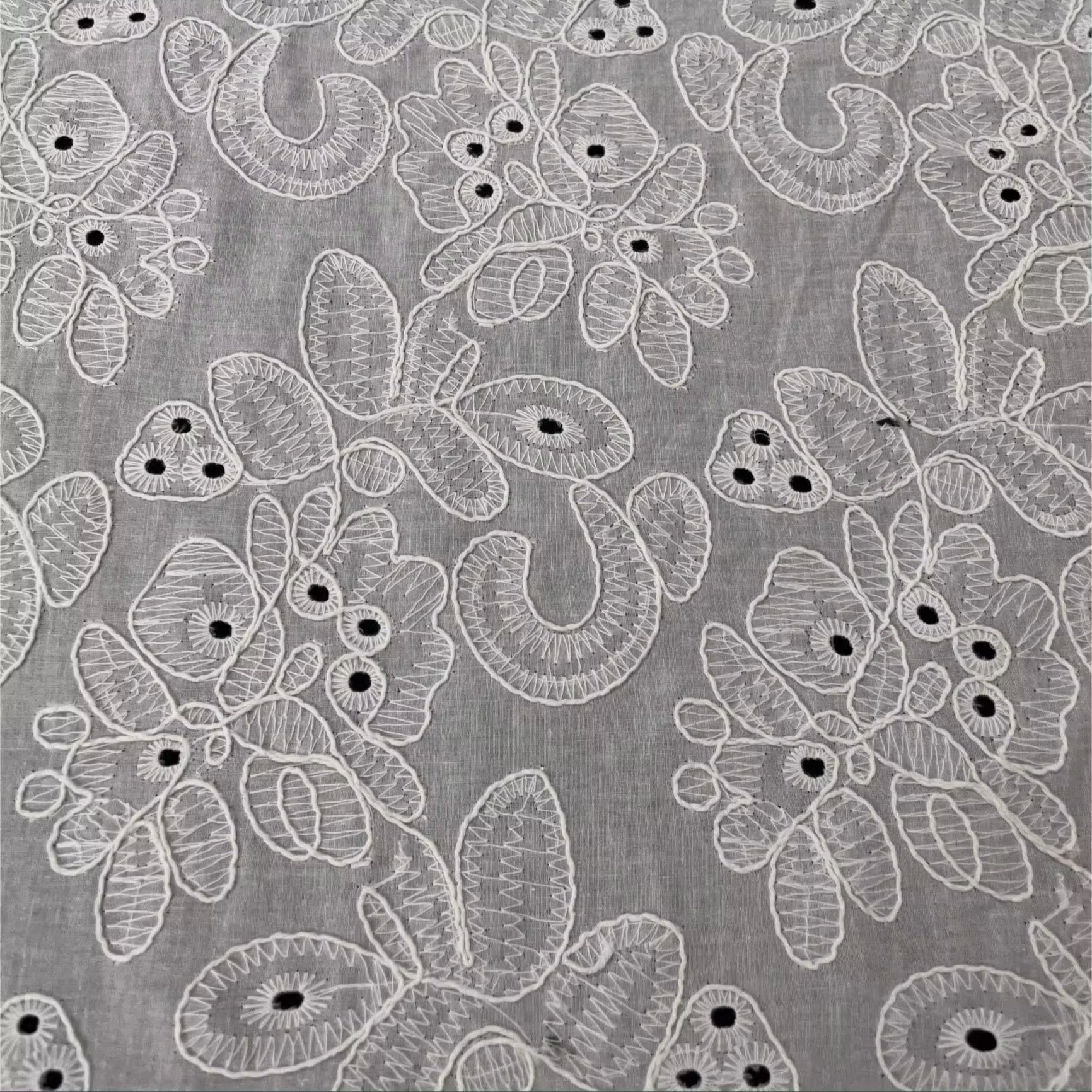 Punched Embroidery Fabric