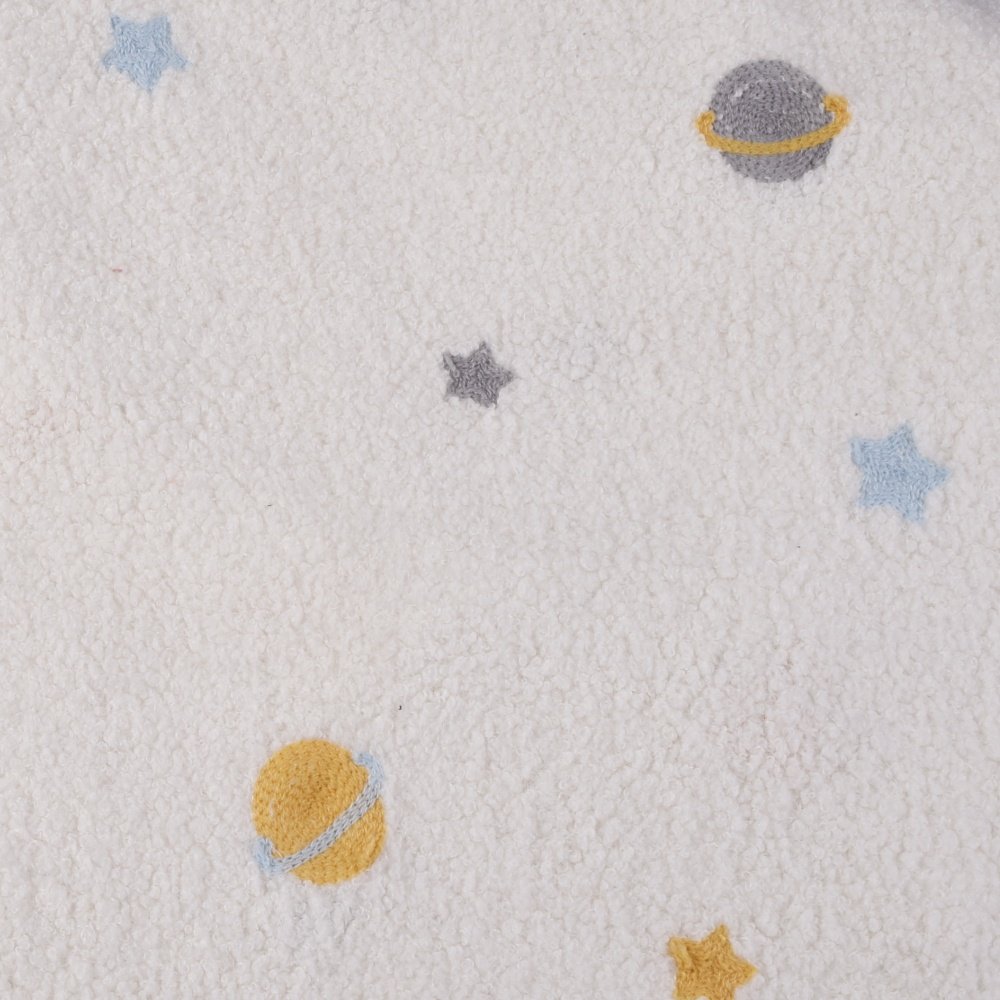 Factory Supply 100% Polyester Knitted Breathable Medium Weight Teddy Velvet Embroidery Fabrics