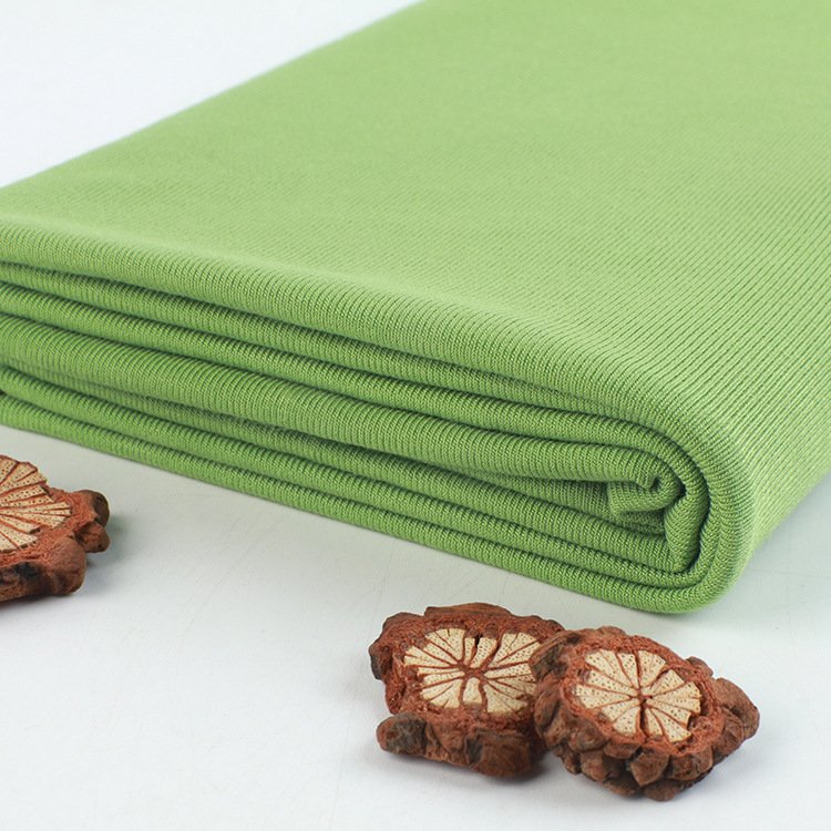 Custom 200gsm Heavyweight 1*1 Rib Knit Fabric 95% Bamboo 5% Spandex for Fall/Winter Baby Sleepwear Accessories-Boys Girls