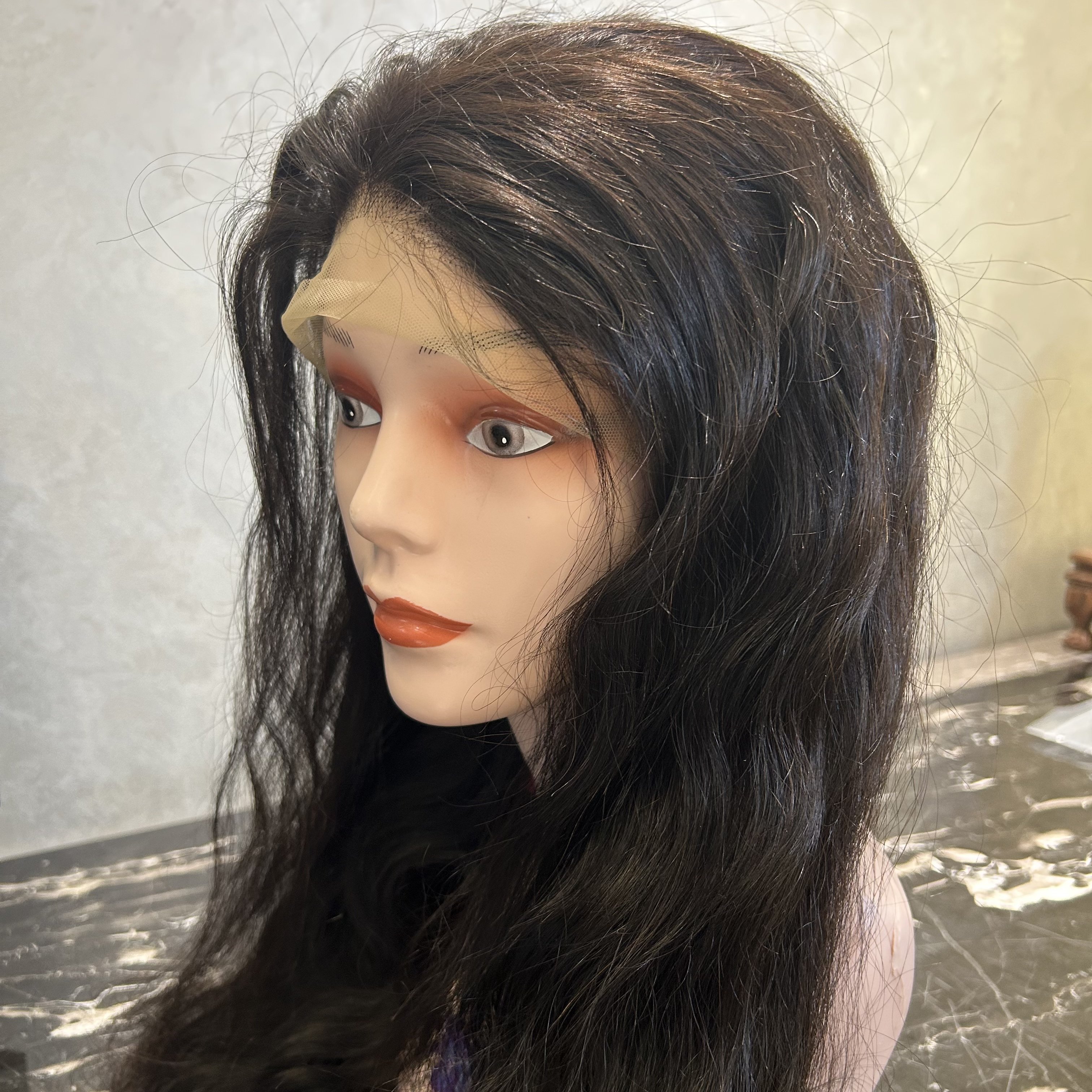 Ghrehair 13*4 Body Wave Lace Frontal Wigs Virgin Hair Wigs perruques naturel cheveux humain For Black Women