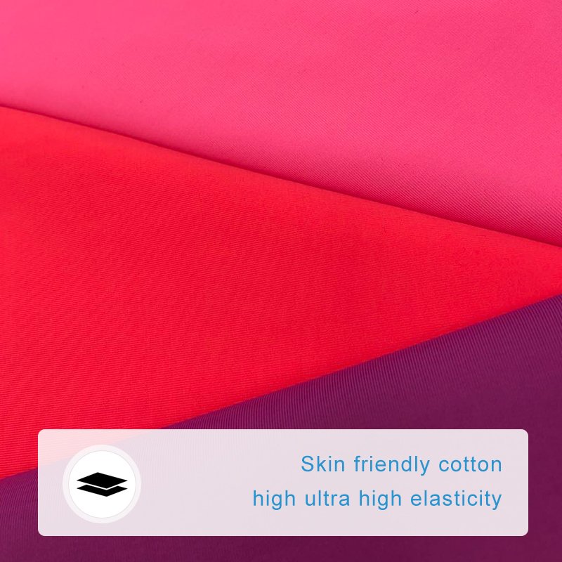 Wholesale custom colorful stretch fabric rib knit breathable underwear lce silk fabric