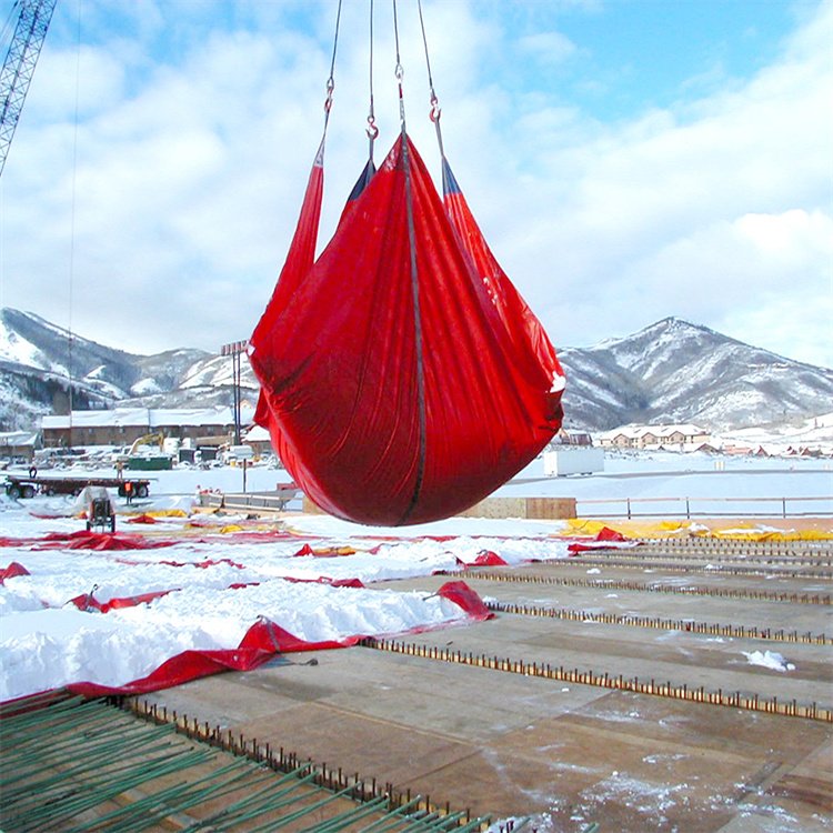 Heavy Duty Cheap PVC Coated Fabric Vinyl Tarp Snow Lifting Removal Tarpaulin