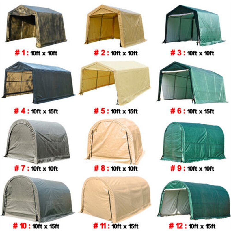 Hot Selling Foldable Portable PVC Coated Snow Temporary Yard Parking Winter PE Tarpaulin Car Shelter