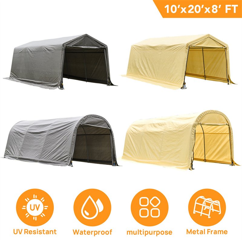 Hot Selling Foldable Portable PVC Coated Snow Temporary Yard Parking Winter PE Tarpaulin Car Shelter