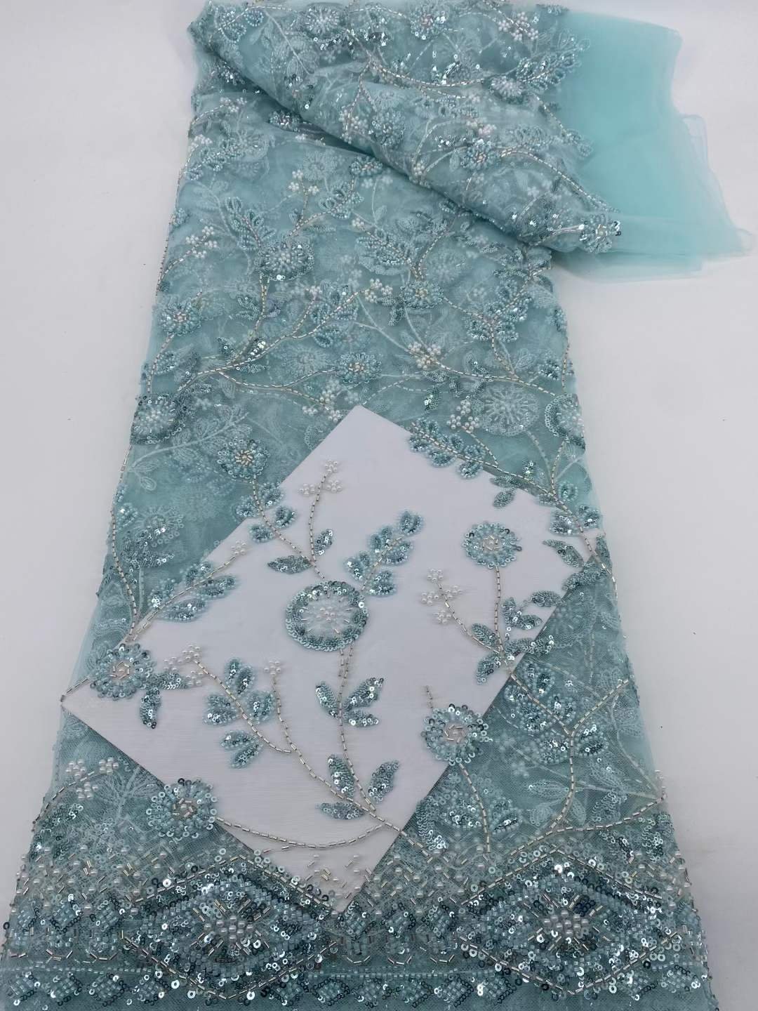Direct sales reasonable price fancy lace fabric