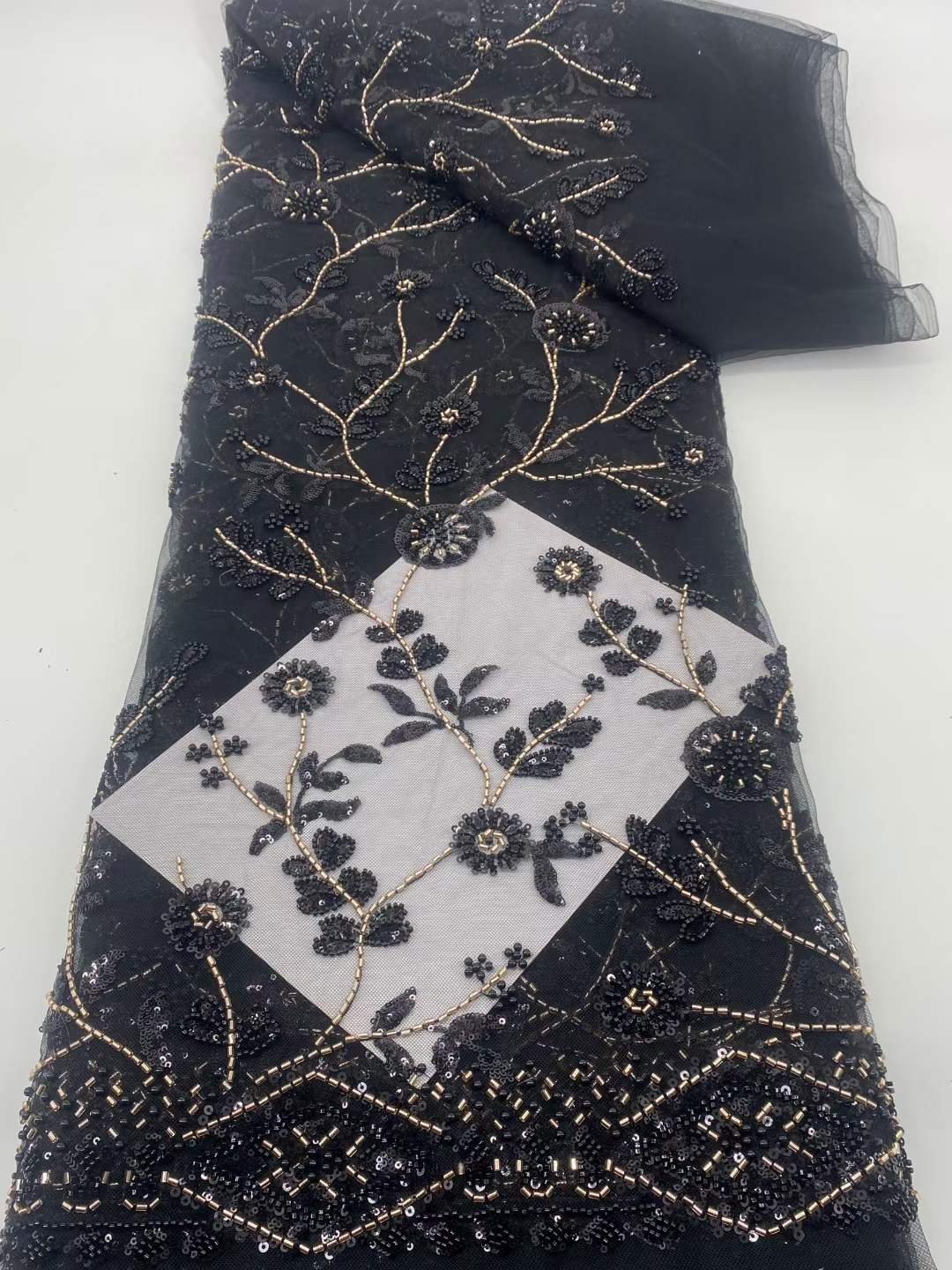 Direct sales reasonable price fancy lace fabric