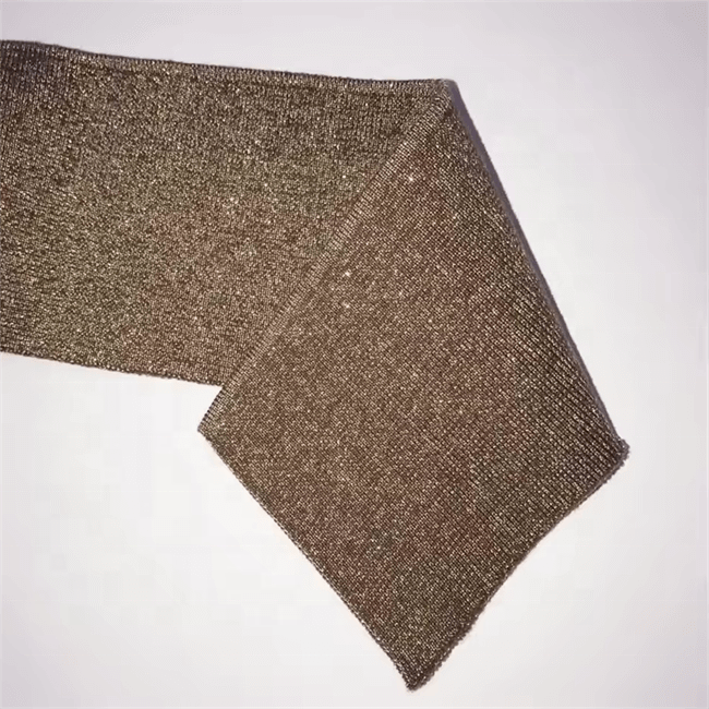 Custom 100% cotton popular knit trim Flat knit rib collar