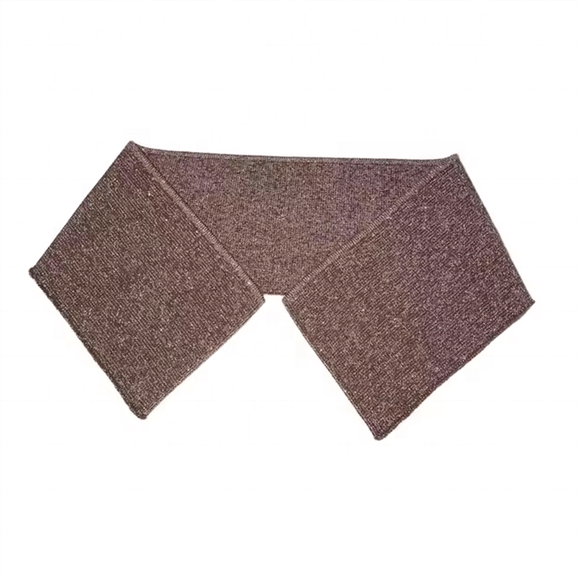 Custom 100% cotton popular knit trim Flat knit rib collar