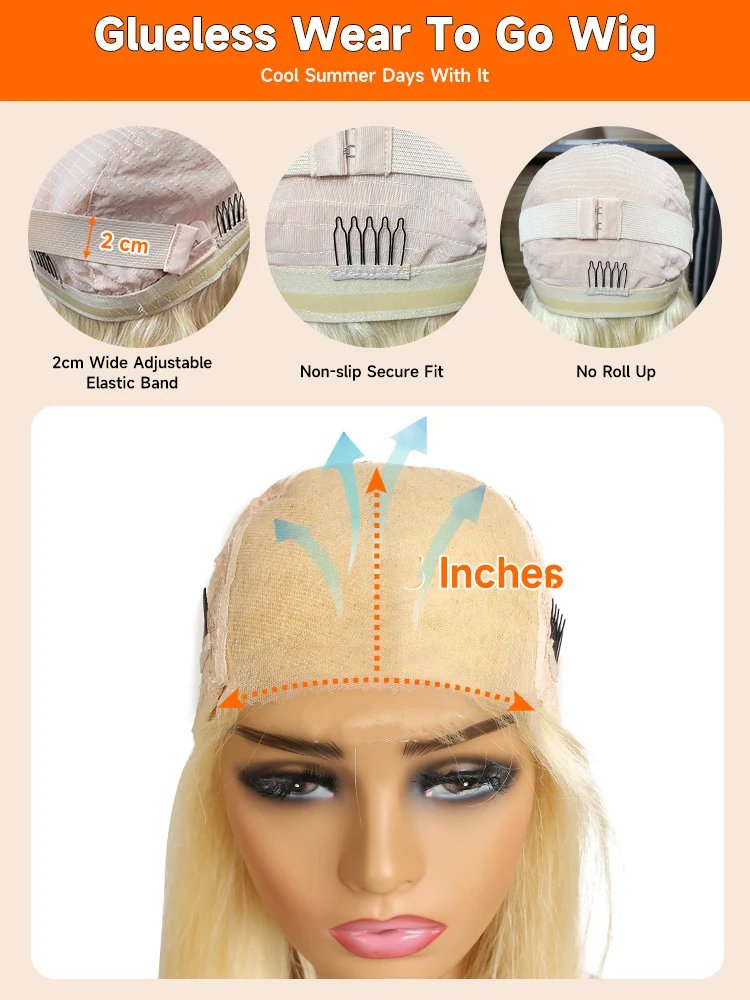 613 Blonde Transparent 13*6 Lace Frontal Wig Honey Blonde Brazilian Remy 13*4 Body Wave Lace Front Human Hair Wig for Women