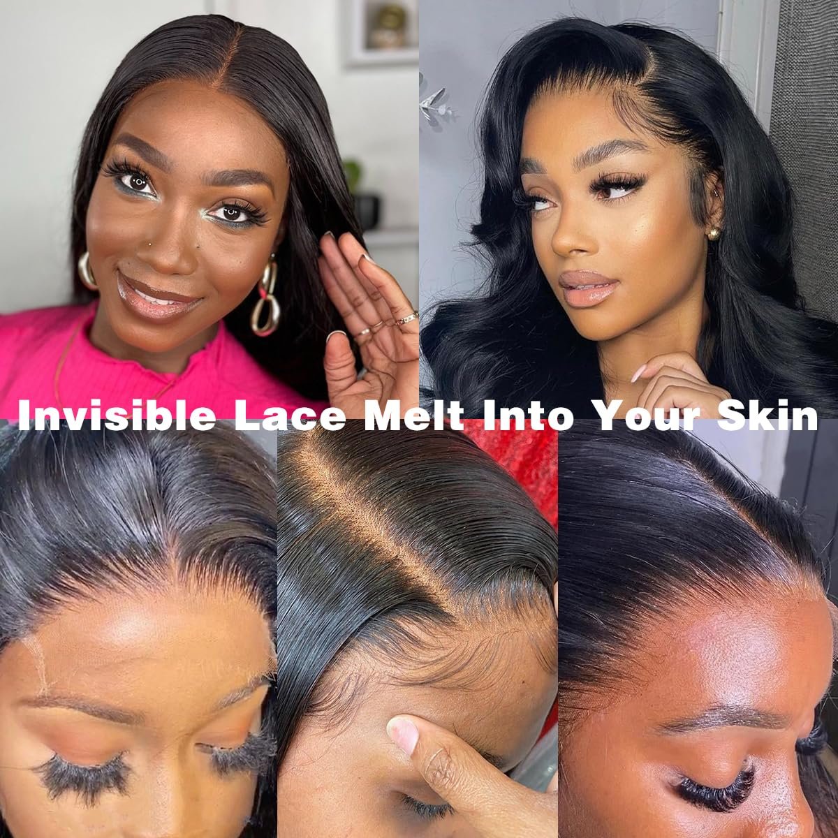 Wholesale Natural Closure 5x5 Swiss Lace Melt Skin Cuticle Aligned Virgin Human Hair Thin Hd Frontal Lace Closure