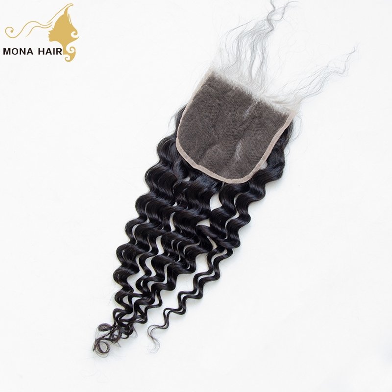 Wholesale Natural Closure 5x5 Swiss Lace Melt Skin Cuticle Aligned Virgin Human Hair Thin Hd Frontal Lace Closure