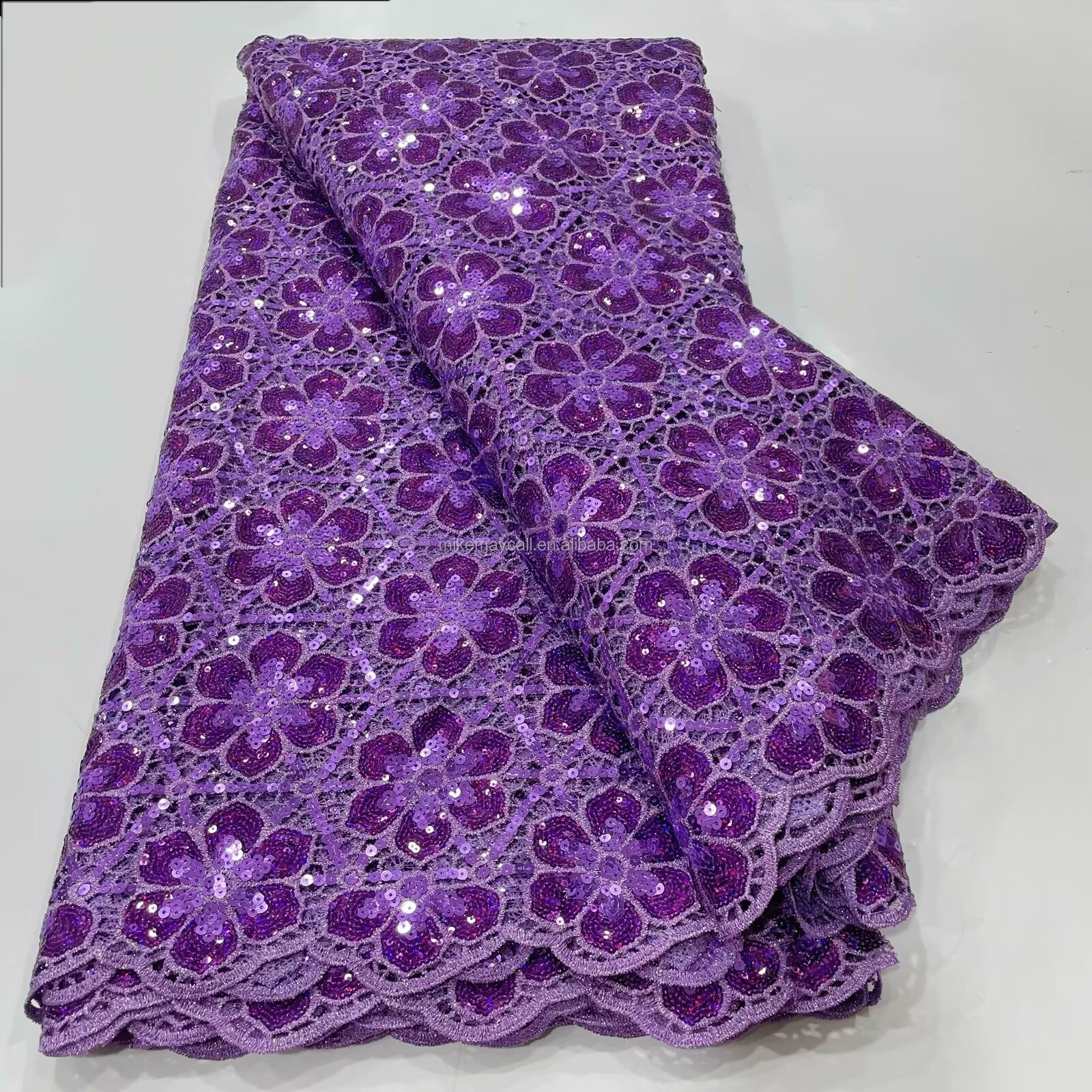 2024 High Quality 5 Yard Water Soluble African Lace Fabric Cord Guipure Lace Fabric Bridal Dresses Asoebi Material
