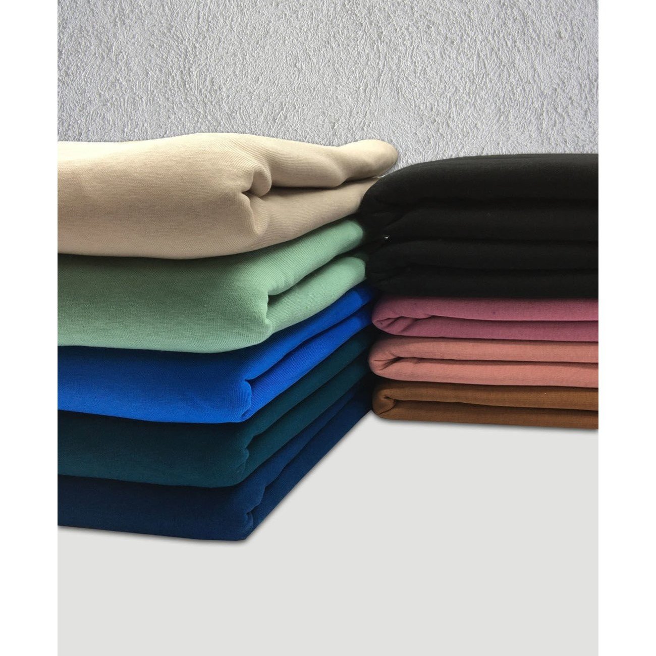 Purple Color 65% Cotton 35% Polyester French Terry Three Fleece Cotton Polyester Fabric for Winter Clothings from Manufacturer