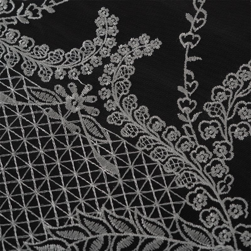 Luxury Embroidery border lace trimming for wedding