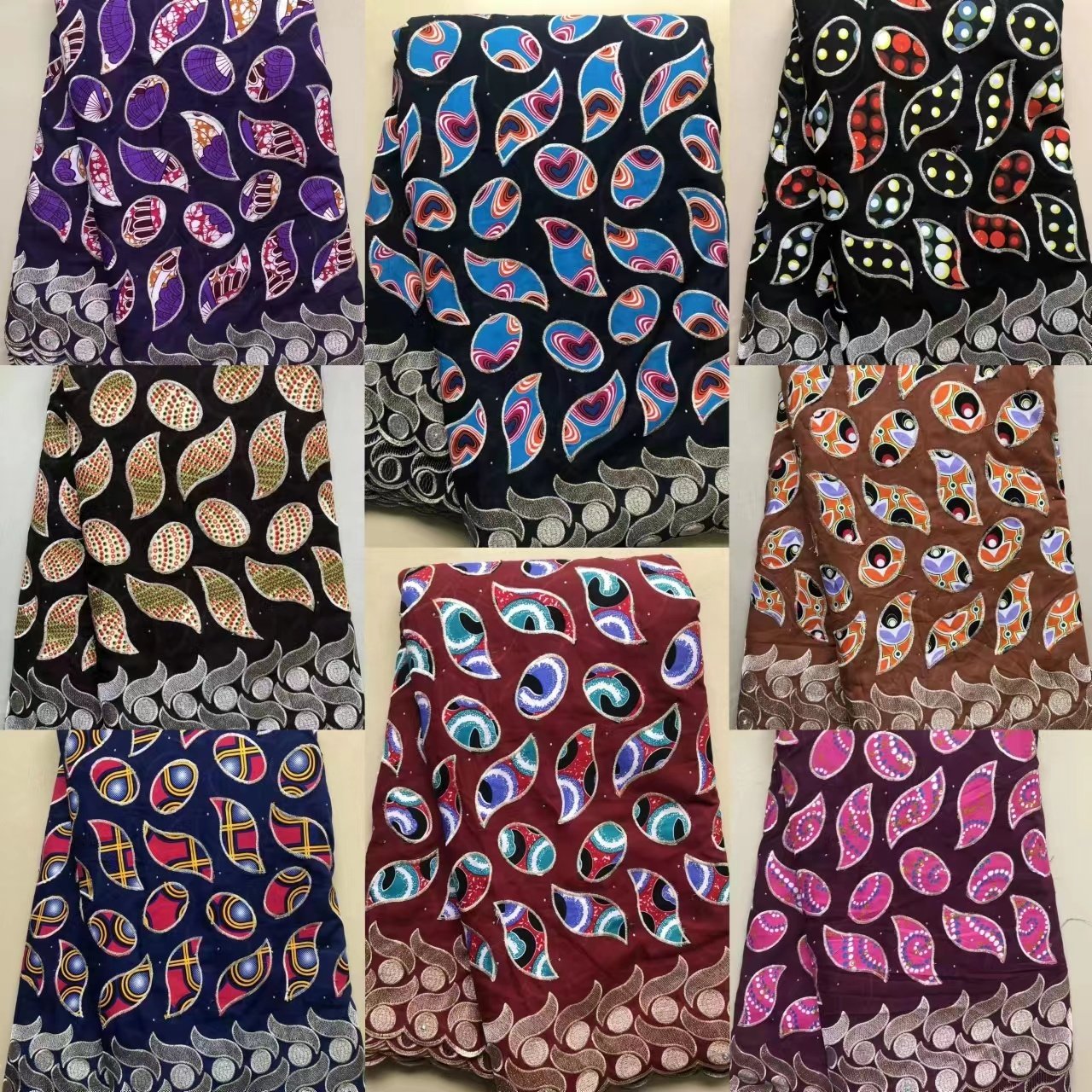 ACI Competitive Price Swiss Voile Lace Fabric Dubai Ankara Wax Lace High Quality Cotton Voile Lace Loincloth Fabrics 5 Yards