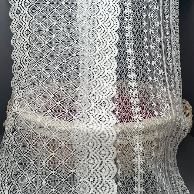TUTON Custom Elastic French Lace 18.5 CM/21.5 CM Trim Wholesale For Lingerie
