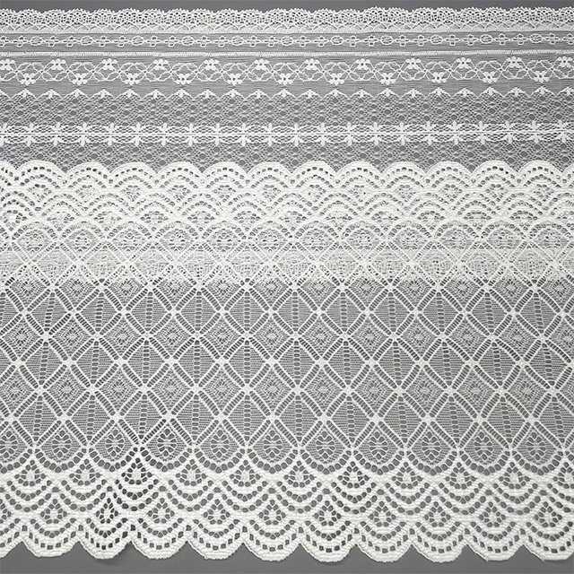 TUTON Custom Elastic French Lace 18.5 CM/21.5 CM Trim Wholesale For Lingerie