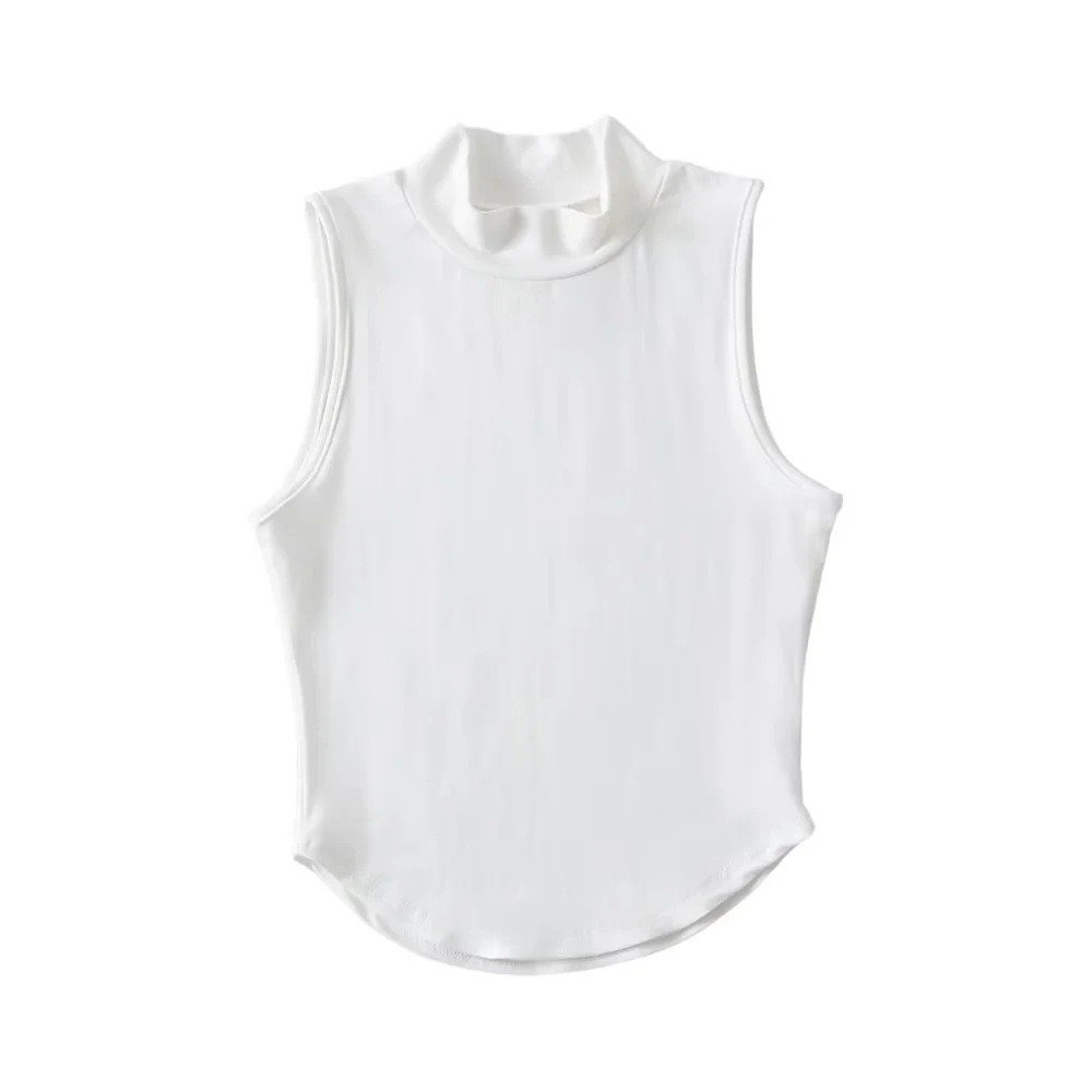 Women Tops Y2K Sexy Crop Tops For Women 2023 Neck Sleeveless Crop Printed Ribbed Tank Top