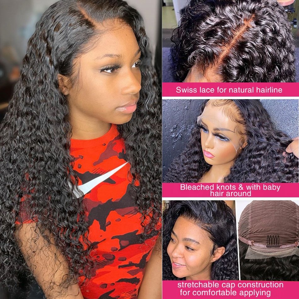 Cheap Pre Plucked HD Wigs Front Wigs Women Full Lace Human Hair Wigs for Black Virgin Remy Lace Small Long Cuticle Aligned Hair