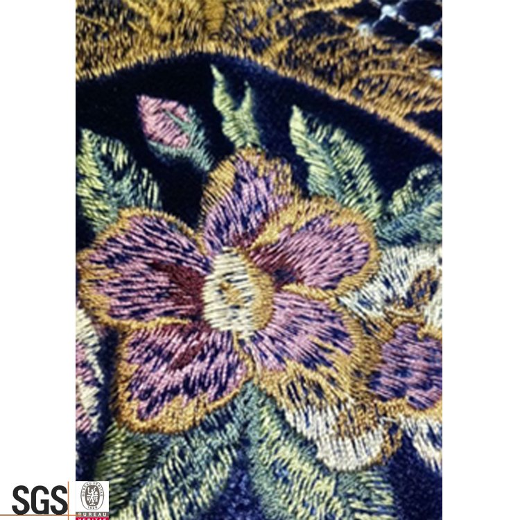 Embroidered Curtain Fabric for Upholstery embroidery fabric