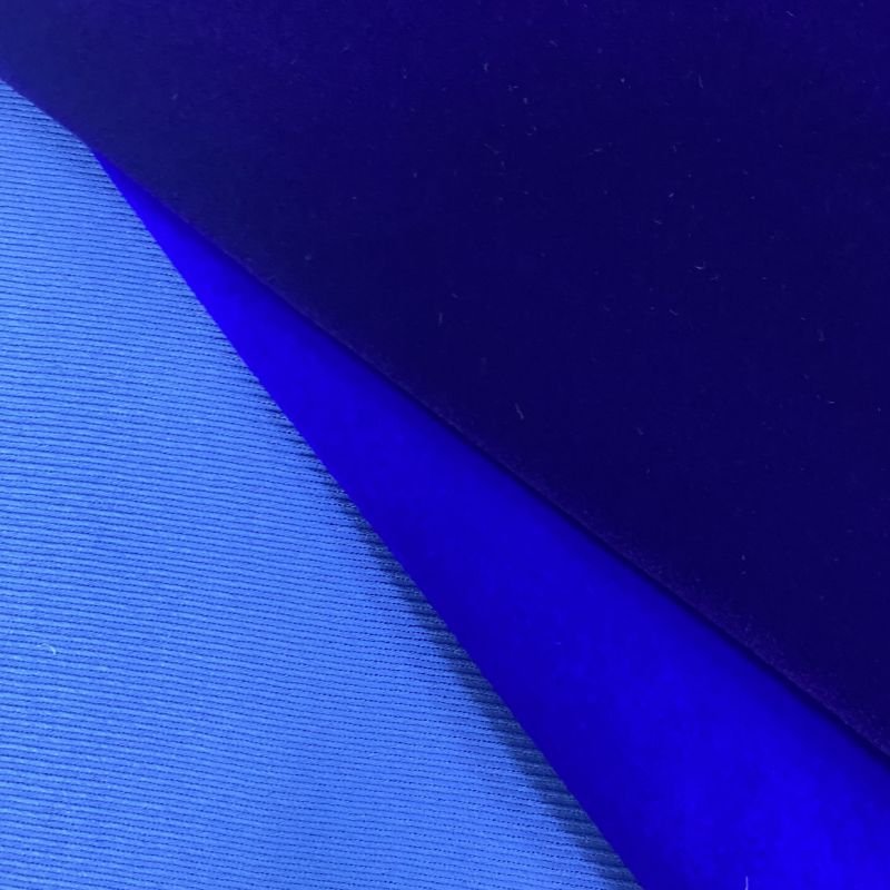 Electrostatic flocking fabric nylon viscose cotton velvet suede knitted warp knitted substrate