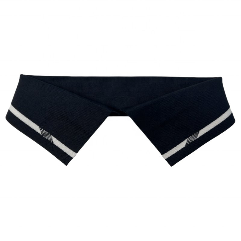Factory direct diamond grid 2 color jacquard collar Luo asked high color fastness to anti-Pilling