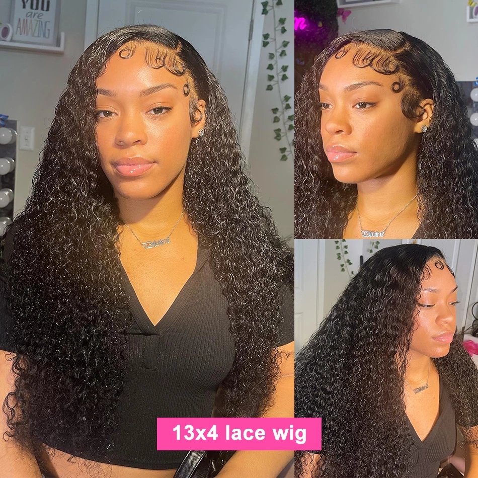 Kinky Curly HD 360 Lace Frontal Wig Vendor Peruvian Human Hair Lace Front Wigs Braided Full Lace Human Hair Wig For Black Women