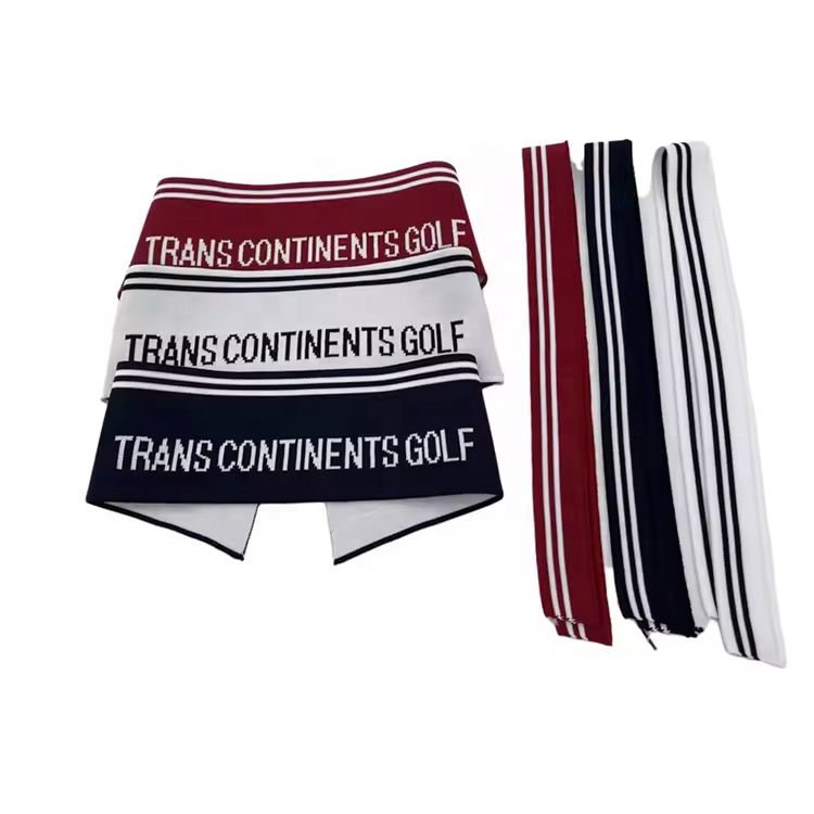 Factory wholesale 95 % polyester 5% spandex jacquard rib Knitted Cuffs Collars