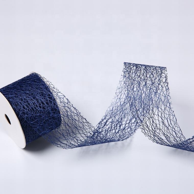 Decorative Tulle Mesh Fabric flower ribbon 100% Polyester decor Mesh Ribbon
