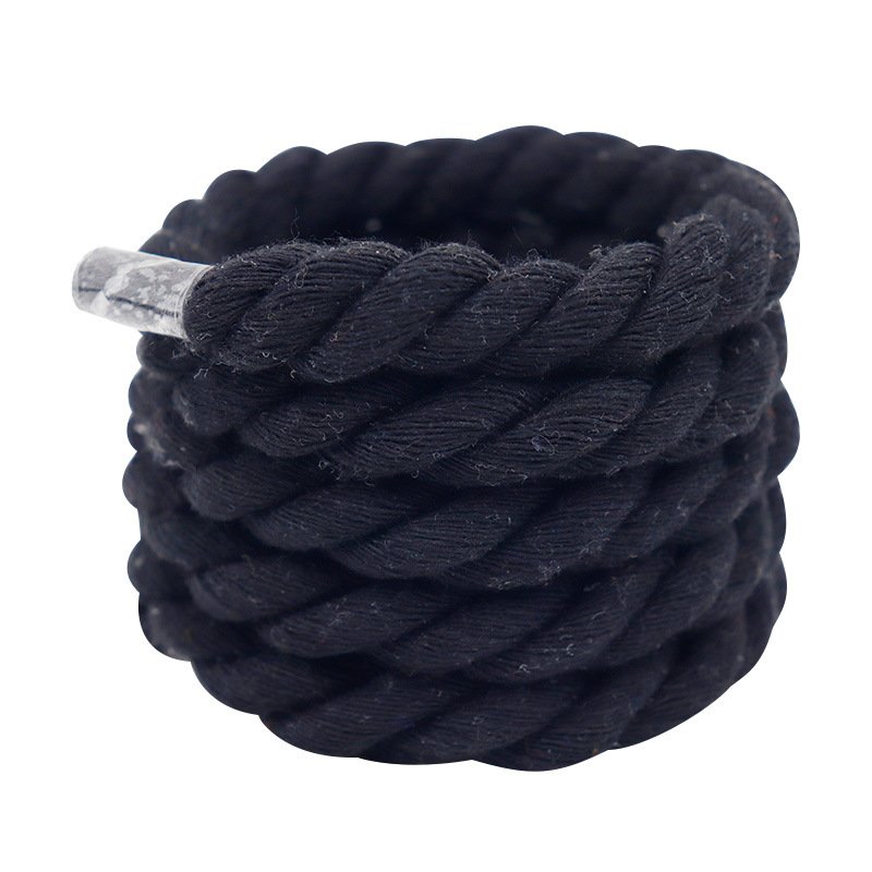 Big round shoes laces 10 mm width 80-180 cm round shoe laces 3 colors braid rope shoelaces