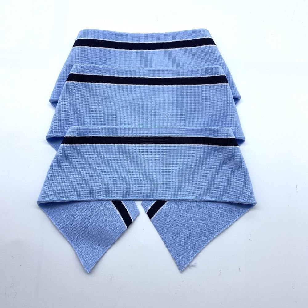 Eco-friendly Recycled Soft Jacquard Knit T-shirt Cotton Rib Collar Cuff For Jacket Neck