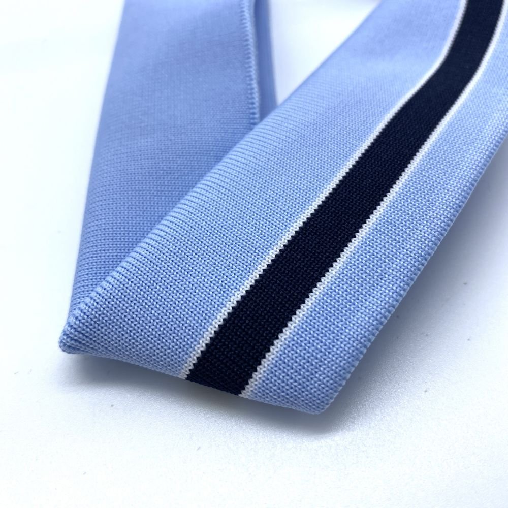 Eco-friendly Recycled Soft Jacquard Knit T-shirt Cotton Rib Collar Cuff For Jacket Neck