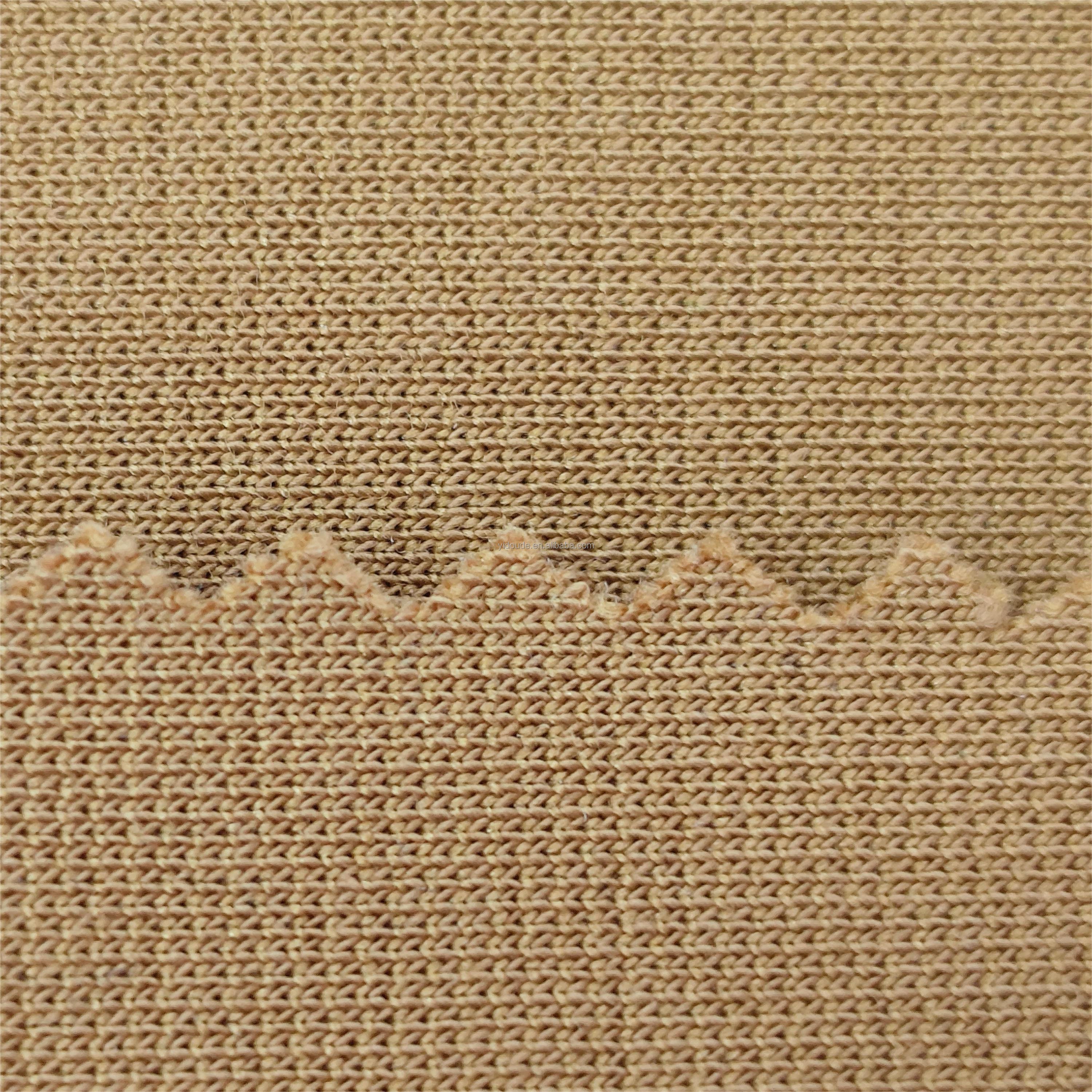 YWH1637# double sided combed cotton baja knitted fabric