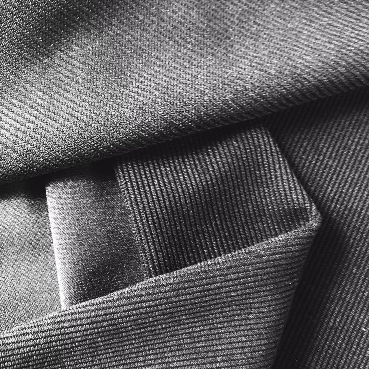 Popular sale comfortable 32s ribbed cuff fabric custom plain dyed 100 organic cotton 2x2 rib knit fabric